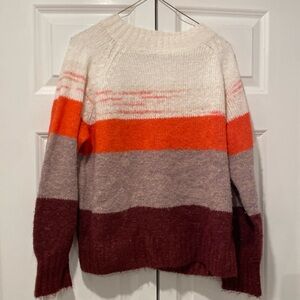 Striped oversized sweater